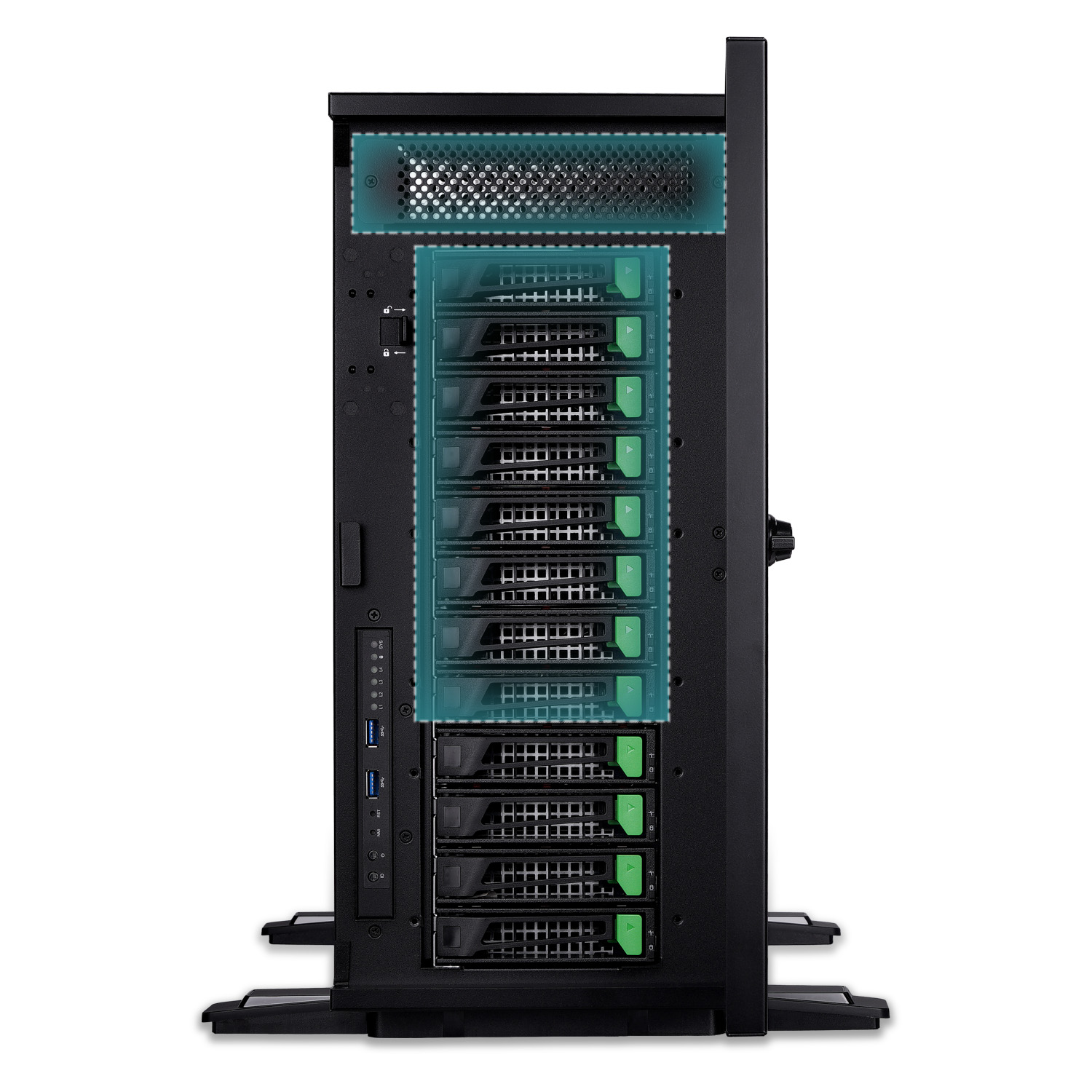 Hot-Swap Storage Support